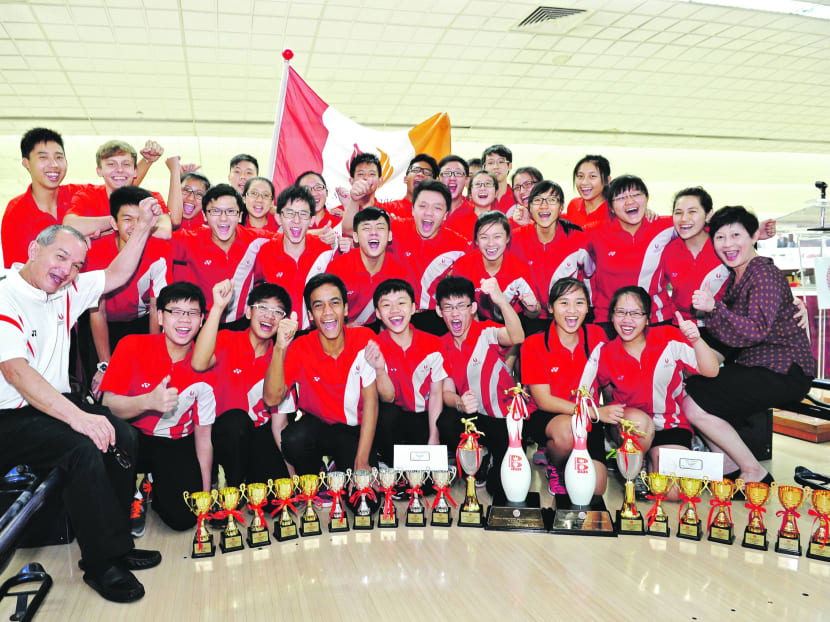 The Sports School learnt from their mistakes to become overall champions. Photo: Singapore Sports School