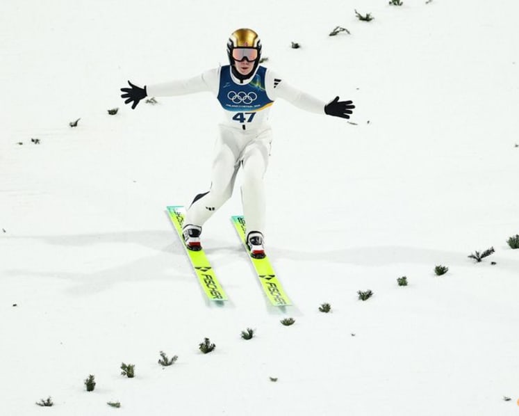 Ski jumping-Norway's Stroem wins second gold in women's large hill individual event
