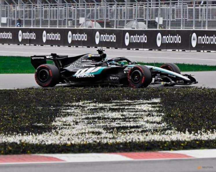 Russell out of Canadian Grand Prix with engine failure