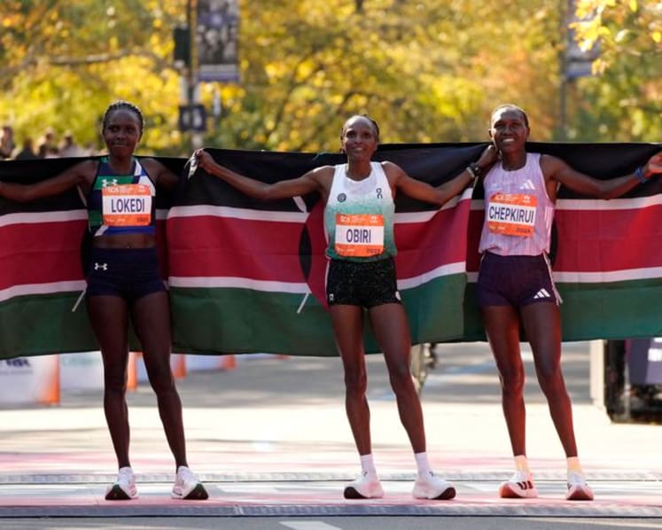 Kenya sweep men's and women's podiums at NYC Marathon