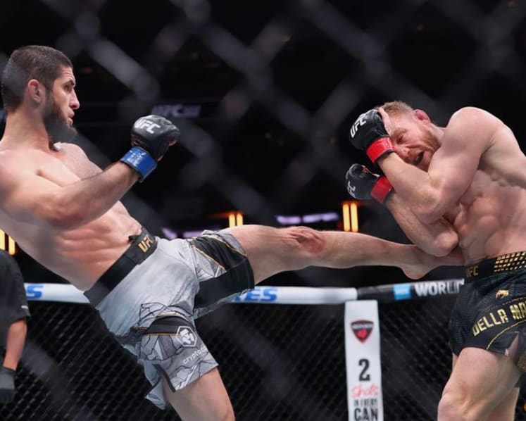 Makhachev claims UFC welterweight belt with dominant win over Della Maddalena