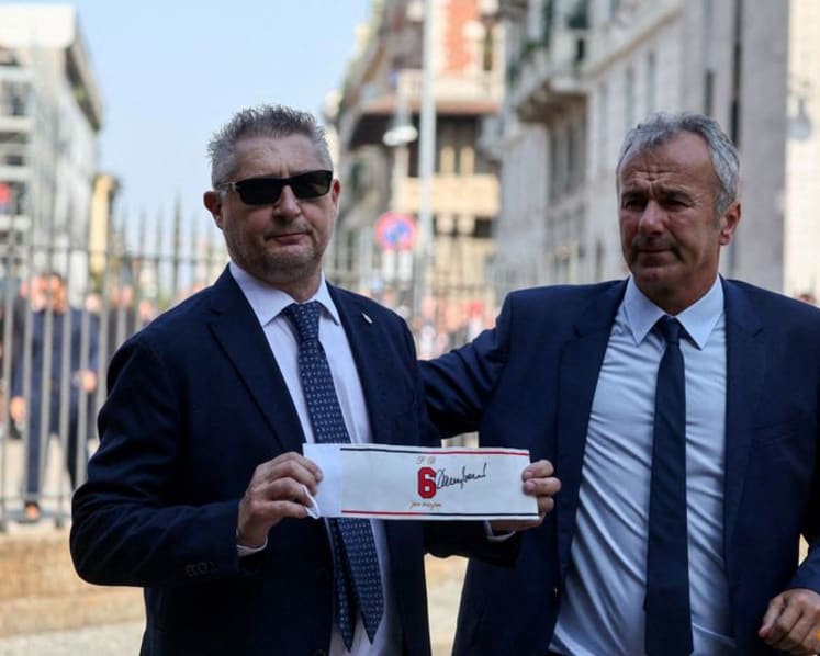 'Ciao capitano': fans and former team mates say farewell to Franco Baresi