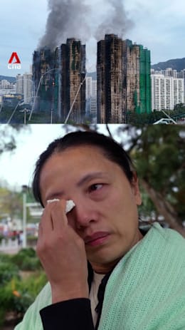 Hong Kong fire: 'There's nothing left', say residents