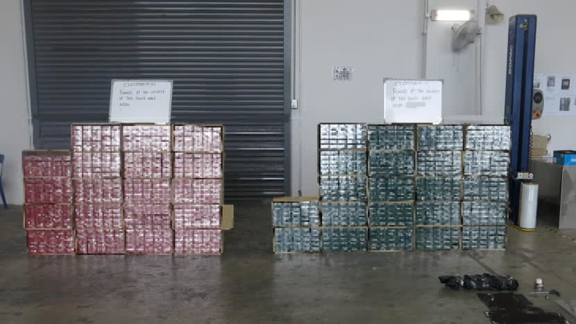 Lebih 1,000 karton rokok tidak dibayar cukai dirampas di Tuas 