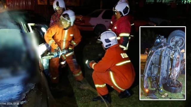 马国车祸两人烧死 其中一司机弃车失踪