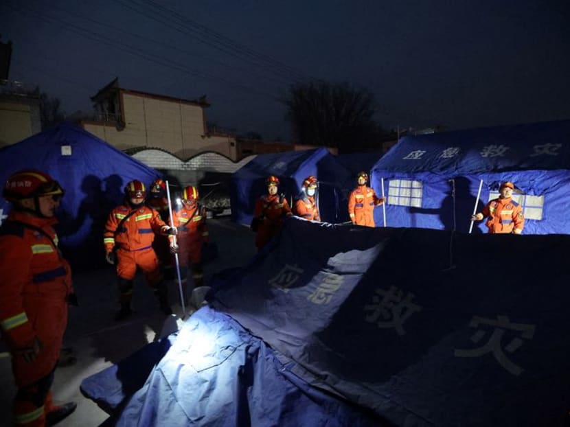 Homes collapse as earthquake kills more than 100 in China's rural Gansu