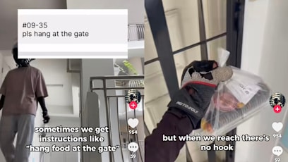 "Hang [Food] At The Gate": Grab Rider Asks For Gate Hooks To Ease Food Deliveries In S'pore