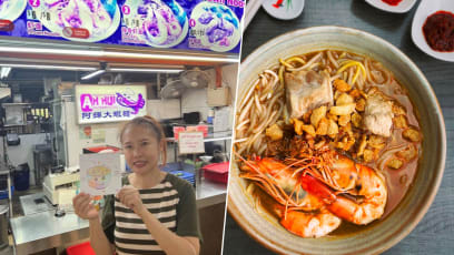 Popular Ah Hui Big Prawn Noodles Hawker Comes Out Of Retirement For Pop-Up At Fullerton Hotel