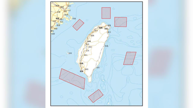 人民解放军开始在台湾周围展开军事演习