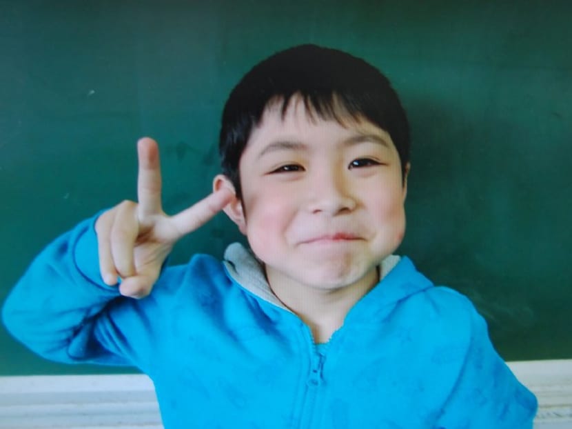 7-year-old Yamato Tanooka. Photo: Jiji Press via AFP