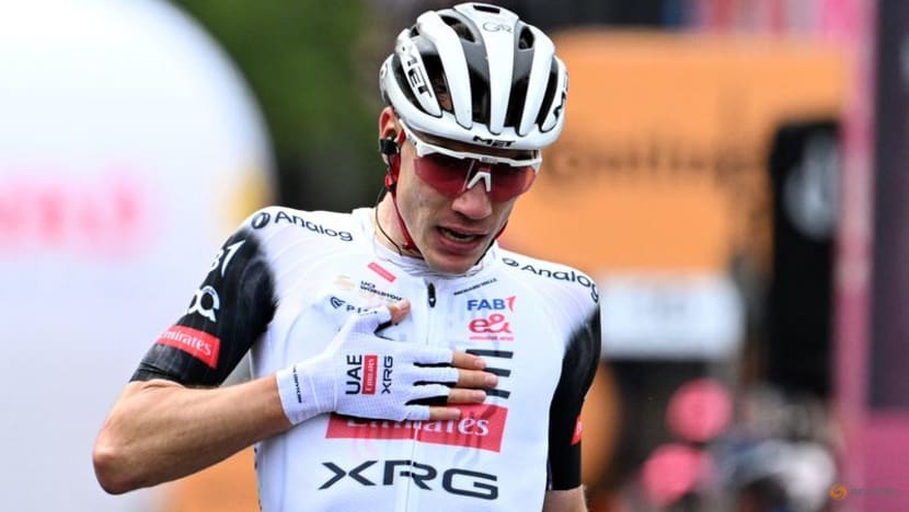 Ayuso pounces to win Giro stage seven, Roglic takes pink jersey