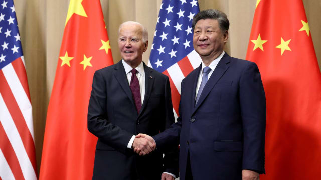 习近平会晤拜登 ​中国外交部：拜登承诺不支持台独