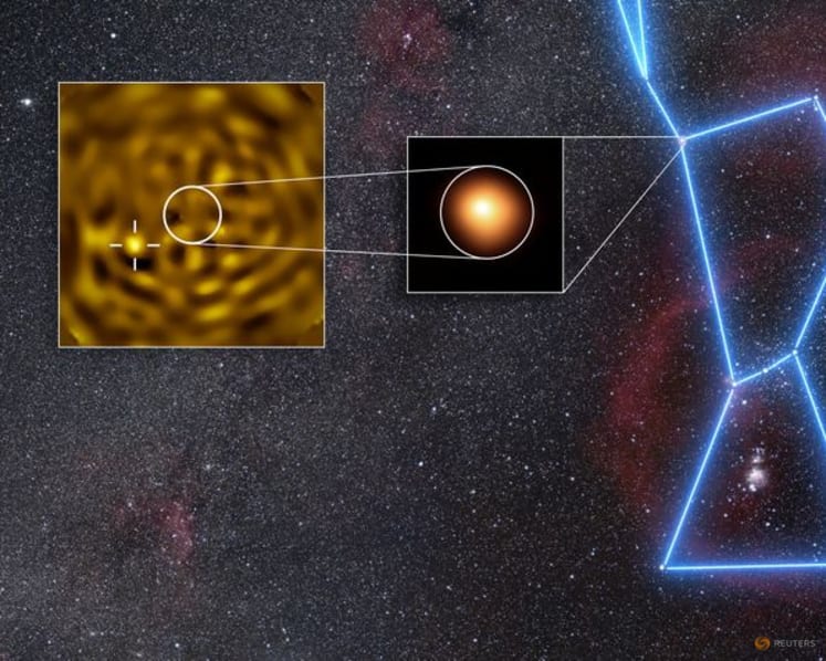 Astronomers observe companion star orbiting stellar giant Betelgeuse
