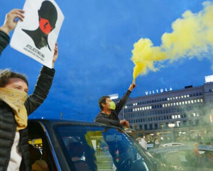 Poles join nationwide strike in revolt over abortion ruling