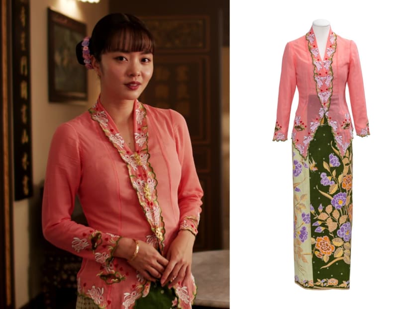 Sarong kebayas, accessories from Mediacorp's The Little Nyonya spin-off, Emerald Hill, donated to Peranakan Museum Sarong kebayas, accessories from Mediacorp's The Little Nyonya spin-off, Emerald Hill, donated to Peranakan Museum