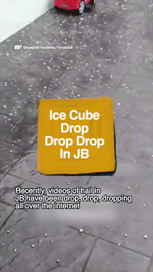 Do you think of grapes when you hear about hail? #8daysg #8dayssgtrending #hail #fypsg #nostalgia 
