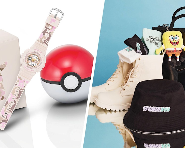 Pikachu Baby-G Watches & Spongebob Bucket Hats — 2 Cute New Cartoon Collabs To Check Out