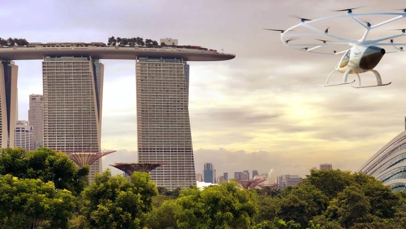 German firm hopes to debut flying taxis in Singapore as early as 2021