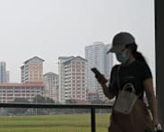 PM2.5 levels elevated in four regions; 24-hour PSI in unhealthy range across most of Singapore
