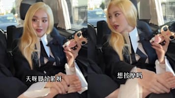 Fan Bingbing Amuses Fans By Casually Rubbing Her Foot During Paris Fashion Week Vlog