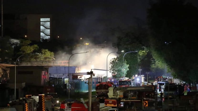 One dead, two hospitalised after inferno in Jurong industrial area