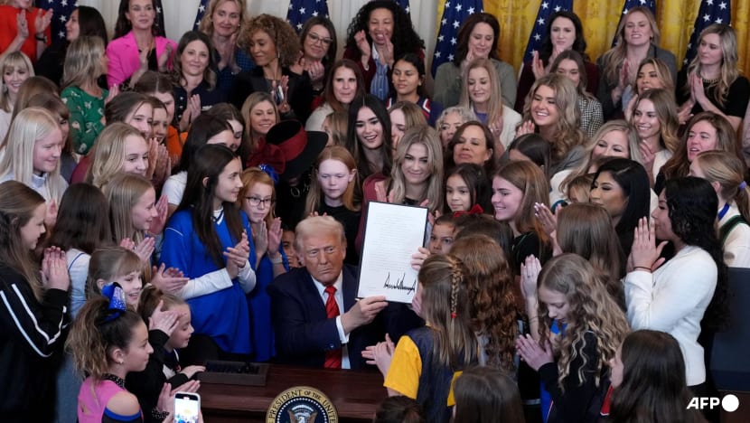 Trump order seeks to ban transgender women and girls from female sports