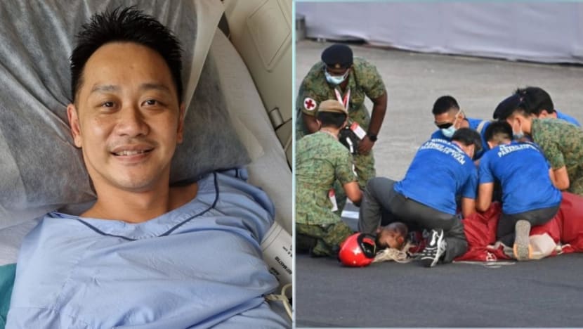 No surgery required for Red Lions parachutist who had rough landing at NDP 2022: Ng Eng Hen No surgery required for Red Lions parachutist who had rough landing at NDP 2022: Ng Eng Hen