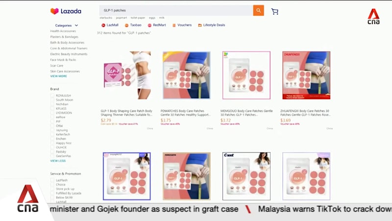 Singapore looking into illegal sale of weight-loss patches on e-commerce sites