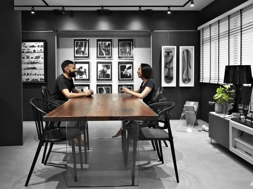 How a couple made room in their 990 sq ft HDB flat for a lot of art and a yoga studio How a couple made room in their 990 sq ft HDB flat for a lot of art and a yoga studio