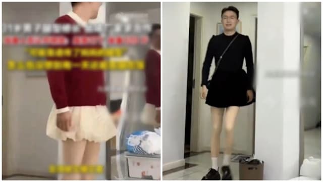 修长美腿似女模获厂家邀合作 中国男子在网上“靠腿吃饭”