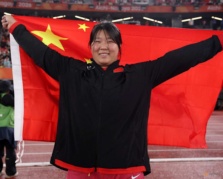 China teen blows away the field for record-setting Asian Games gold as Thailand's Puripol Boonson clinches sprint double