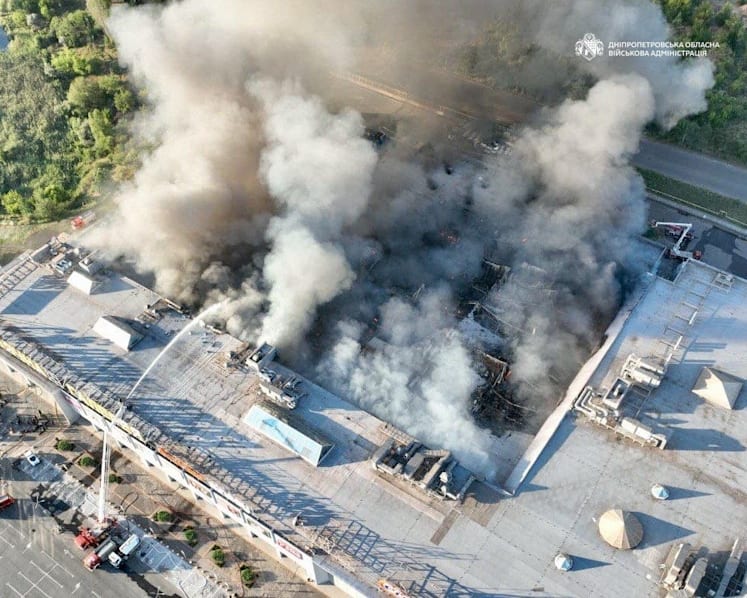 Ukraine says 'cynical' Russian strike on shopping centre killed 14