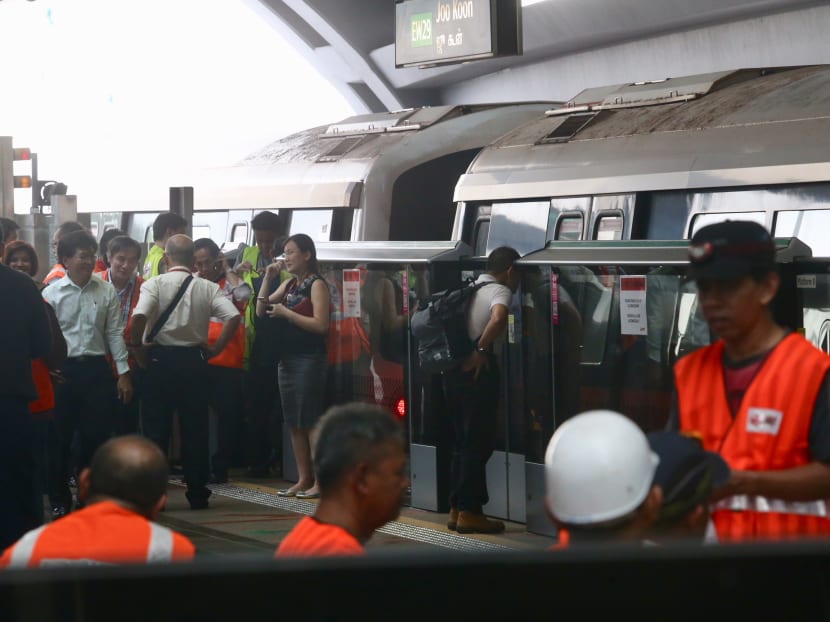 The train collision at Joo Koon was caused by a software failure, SMRT said. Photo: Koh Mui Fong/TODAY