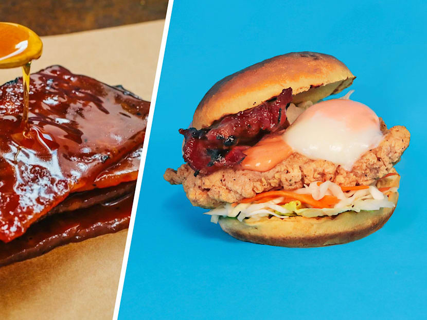 New Hipster Hawker Stall Serves Burgers Garnished With Bak Kwa From $6