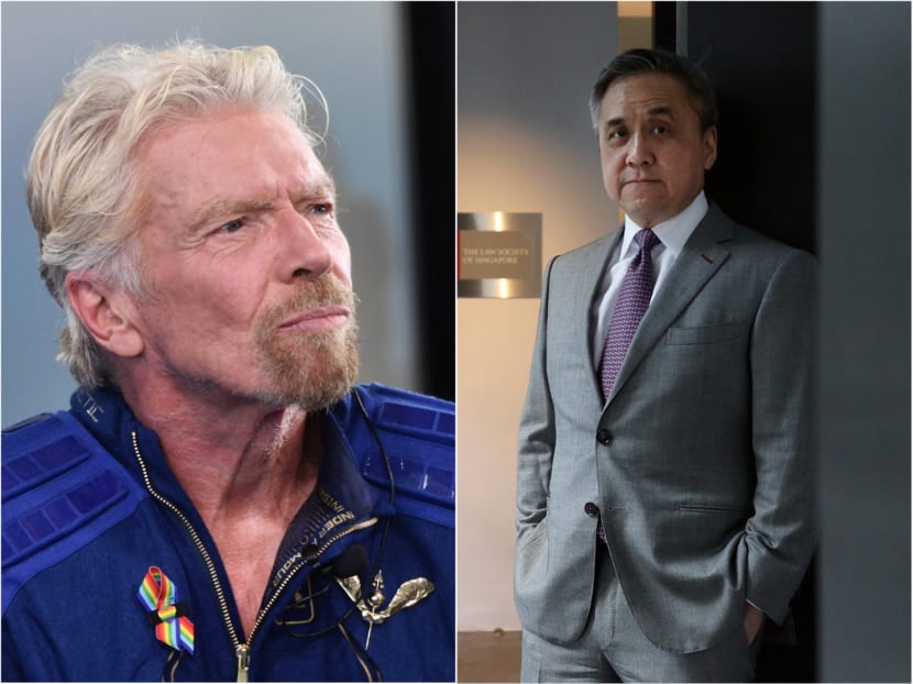 Mr Adrian Tan (right) penned his thoughts on Mr Richard Branson (left) who has been writing about Singapore and the death penalty. Mr Adrian Tan (right) penned his thoughts on Mr Richard Branson (left) who has been writing about Singapore and the death penalty.