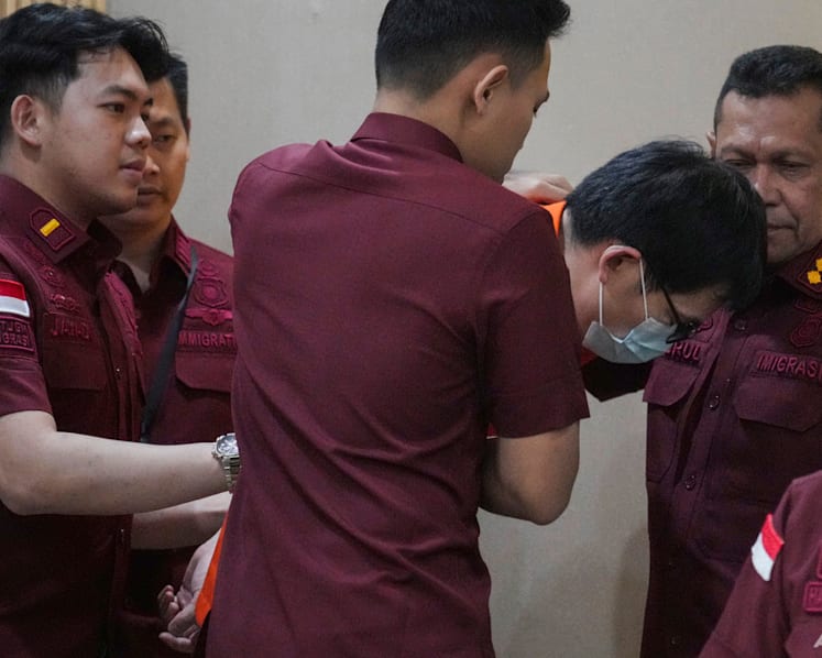 Indonesia arrests Chinese national wanted by China over money laundering charges
