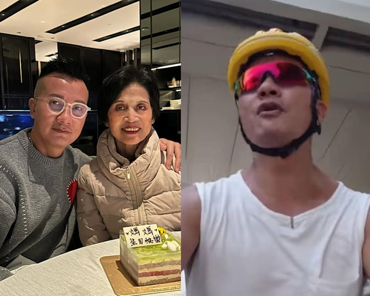 Actor Chen Hanwei cycled from Selangor to Singapore in charity event, stopped in JB to pay respects to late mum