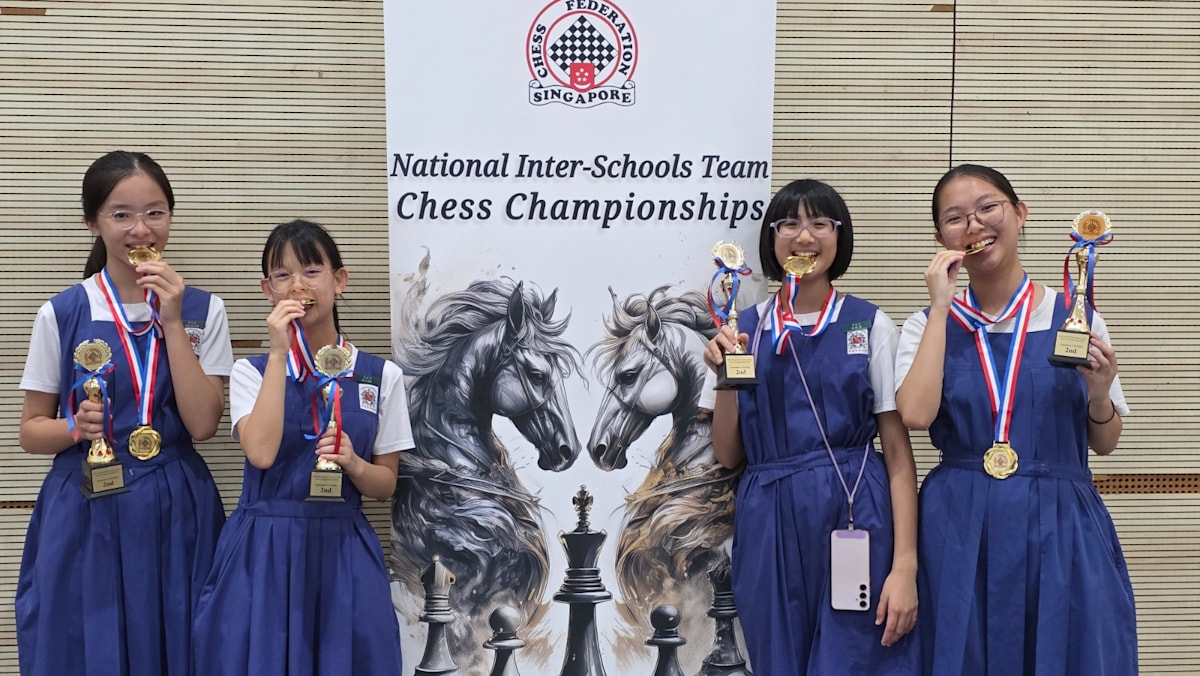 CCAなし、問題なし：チェスへの愛を持つ4人のシンガポールの女子学生がナショナルズで勝つために協力した方法