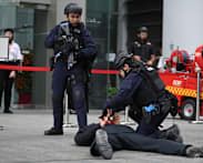 Counterterrorism exercise held at NUS UTown with more than 120 participants 
