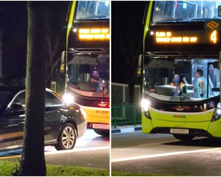 Car driver charged with causing public nuisance after 'thuggish' actions against bus driver