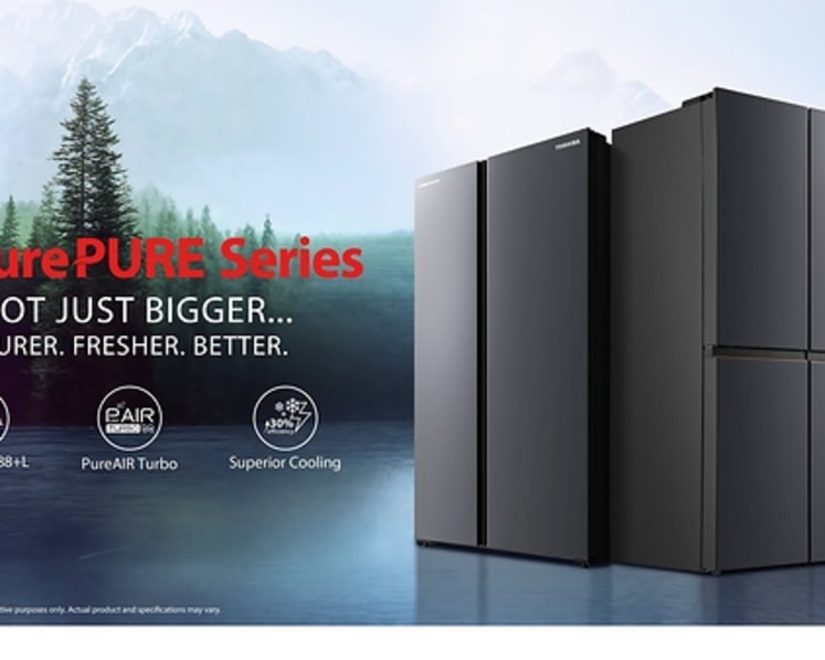 Toshiba Launches NaturePURE Series Refrigerators in Singapore: Not Just Bigger… Purer. Fresher. Better.