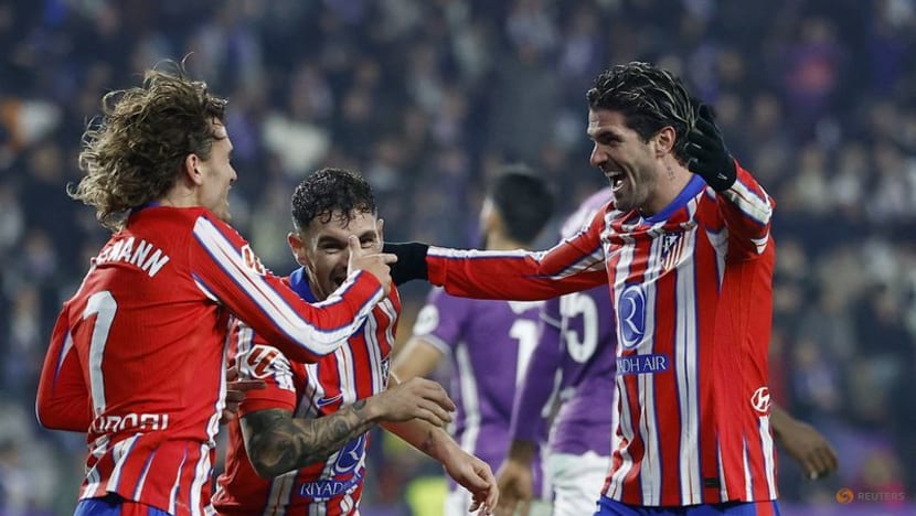 Atletico thrash Valladolid 5-0 to provisionally move to second in LaLiga Atletico thrash Valladolid 5-0 to provisionally move to second in LaLiga