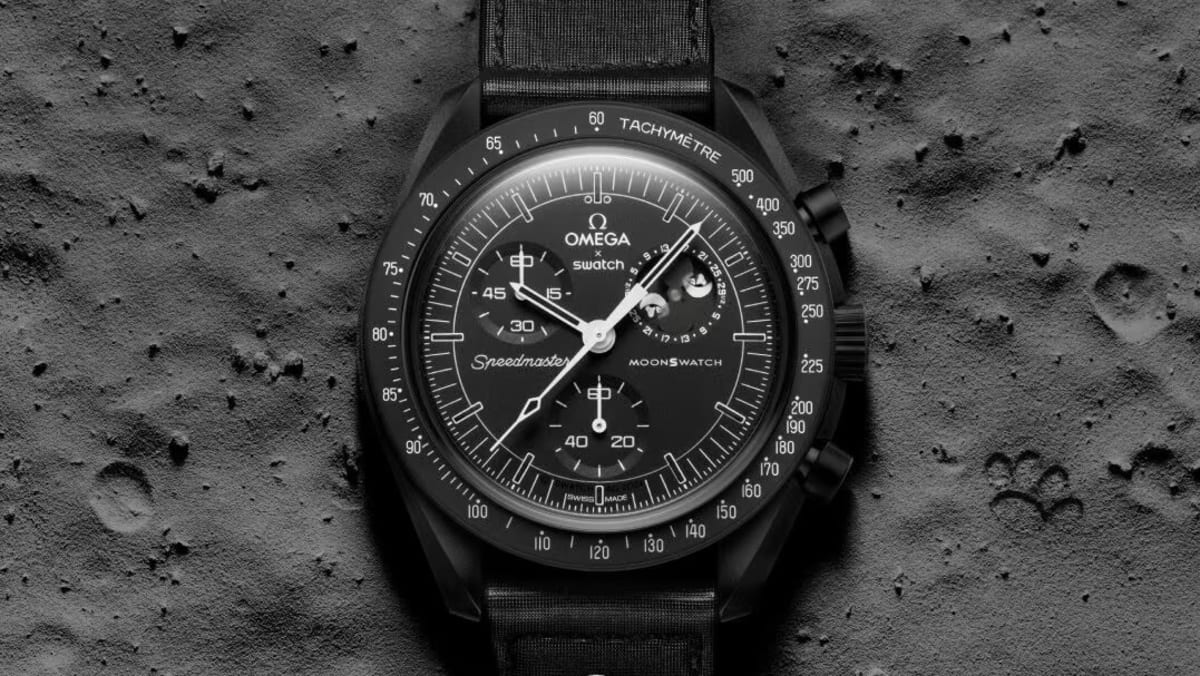 All-black version of the Snoopy MoonSwatch launching in Singapore 