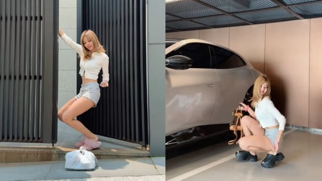 BLACKPINK Lisa展示如何时尚地捡东西
