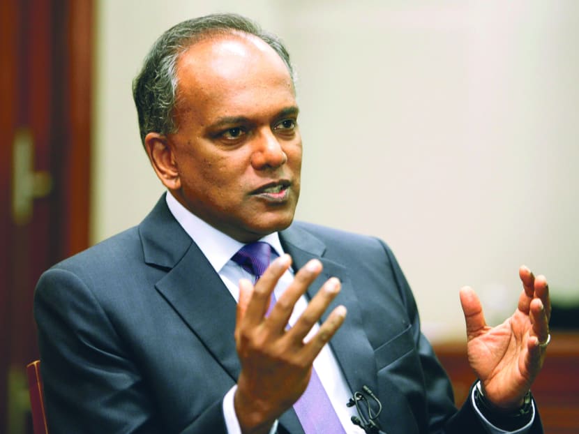 Singapore’s Foreign Minister K Shanmugam. Photo: REUTERS