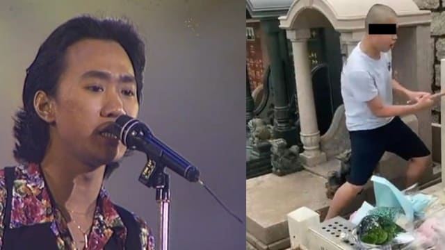 黄家驹墓碑完成修复　粉丝对遗照更换感不舍