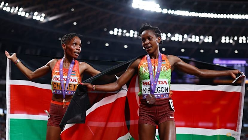 Chebet beats Kipyegon in stunning sprint finish to win 5,000m showdown