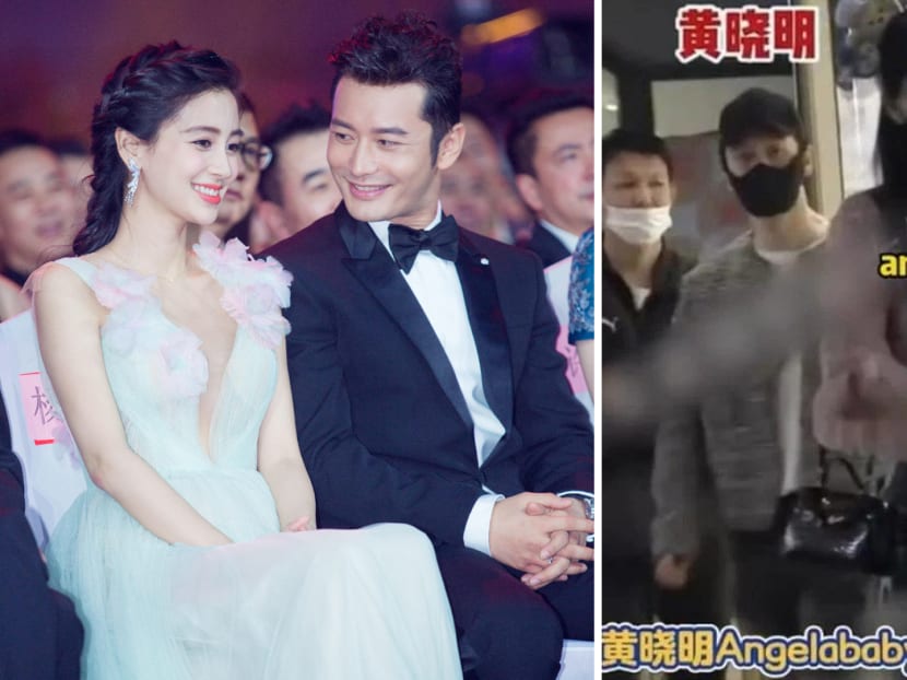 'No interaction' between exes Huang Xiaoming and Angelababy during Disneyland outing with son
