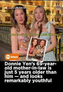 69?! We need her beauty secrets. #8dayssgAsianEnt #8dayssg #DonnieYen ##AgeIsJustANumber #agelessbeauty 