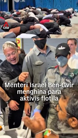Menteri Israel Ben-Gvir menghina para aktivis flotila